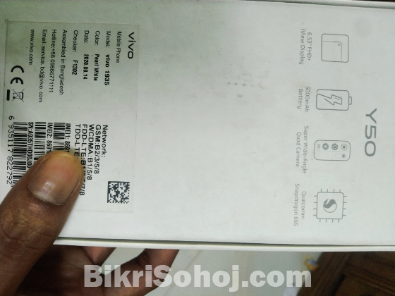 Vivo y50 8/128 gb
